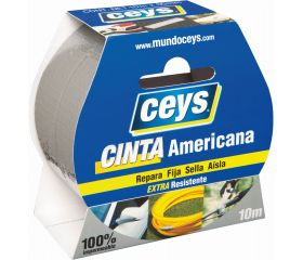 CEYS CINTA AMERICANA PLATA ROLLO 10MX50